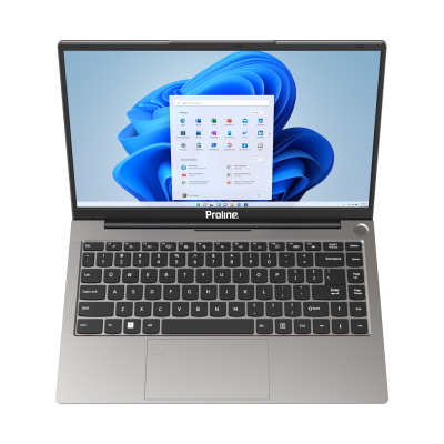 Load image into Gallery viewer, Proline V146 14&quot; Core-i7 8GB 256GB Win 11 Home Grey Notebook
