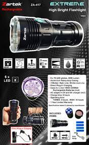 Load image into Gallery viewer, Zartek ZA-417 LED Rechargeable Torch
