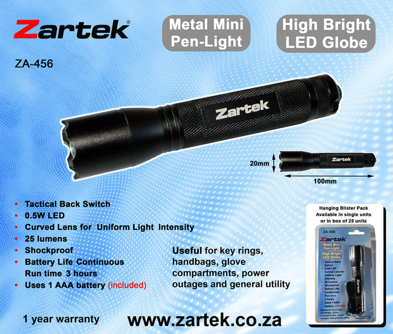 Load image into Gallery viewer, Zartek ZA-456 LED Non-Rechargeable Torch
