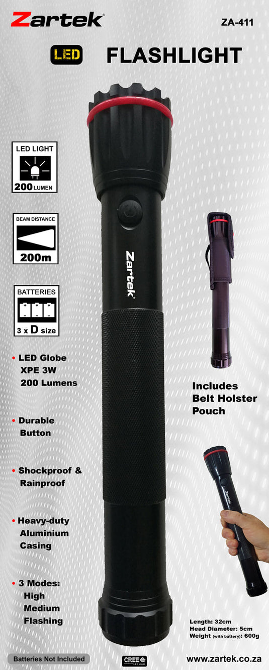 Zartek ZA-411 LED Non-Rechargeable Torch