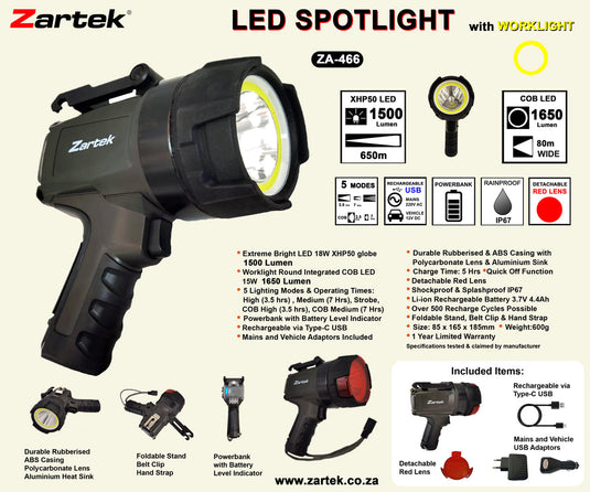 Zartek ZA-466 LED Spotlight