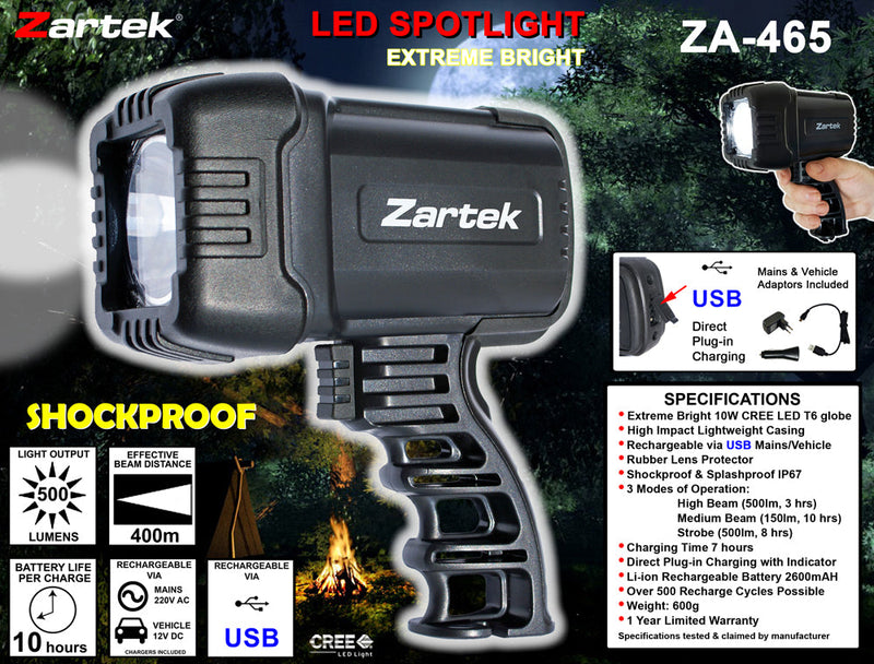 Load image into Gallery viewer, Zartek ZA-465 LED Spotlight
