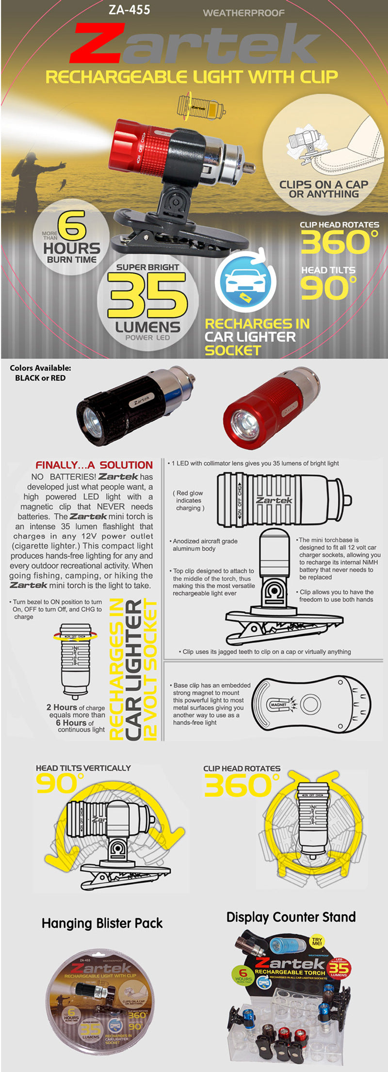 Load image into Gallery viewer, Zartek ZA-455 Mini LED Torch
