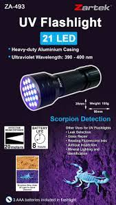 Zartek ZA-493 UV Flashlight