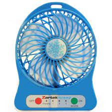 Load image into Gallery viewer, Zartek ZA-100 Breeze Rechargeable Mini Fan
