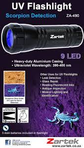 Zartek ZA-490 UV Flashlight