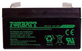 Load image into Gallery viewer, Forbatt 6V 1.4Ah Lead Acid Battery (L97 X W24 X H51)
