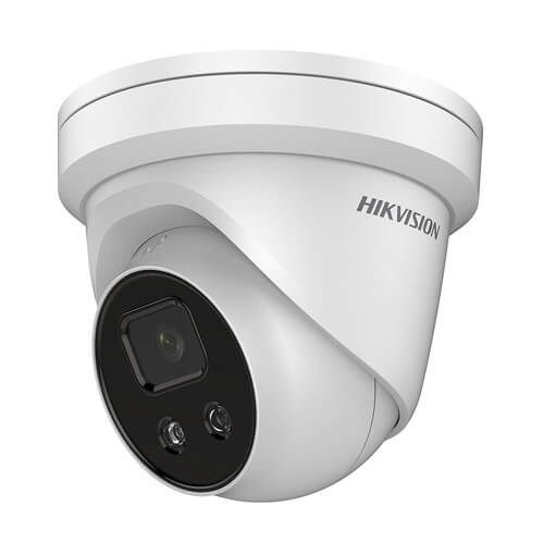 Load image into Gallery viewer, 2 MP AcuSense Strobe Light and Audible Warning Fixed Turret Network Camera
